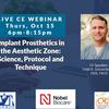 Live CE Webinar Oct 15, 2020:  Implant Prosthetics 